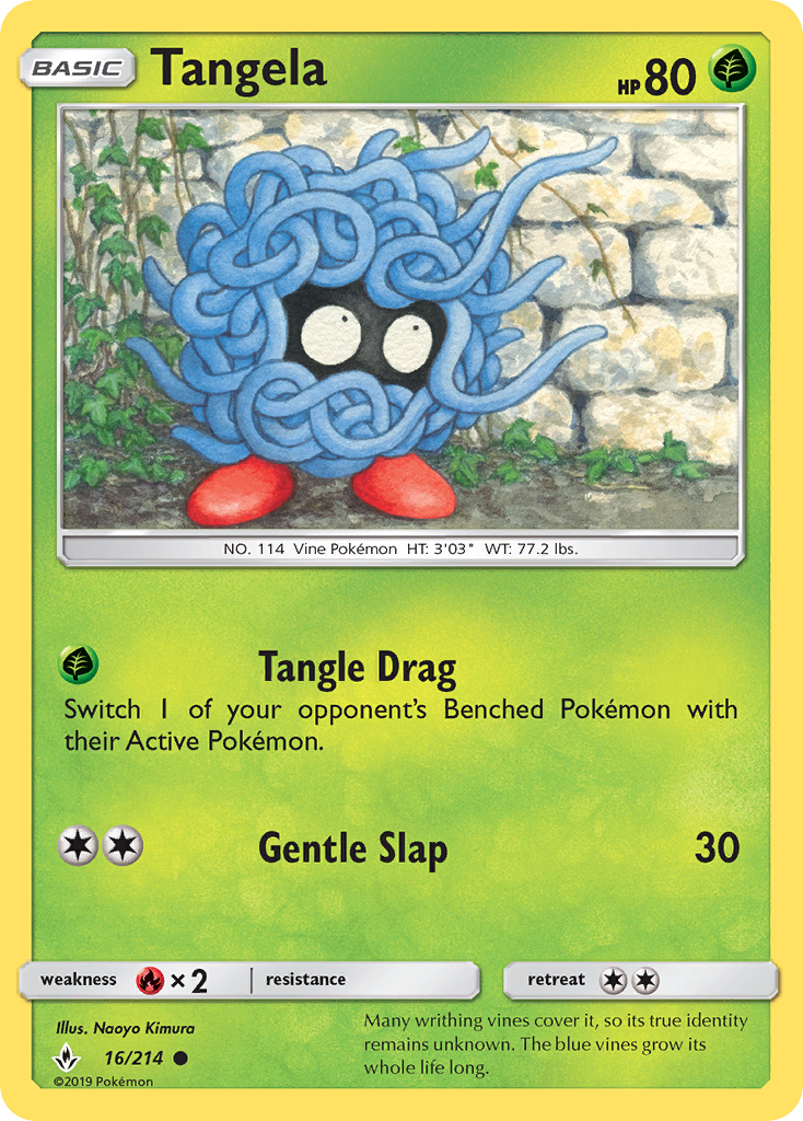 Tangela (16/214) [Sun & Moon: Unbroken Bonds] | Tabernacle Games