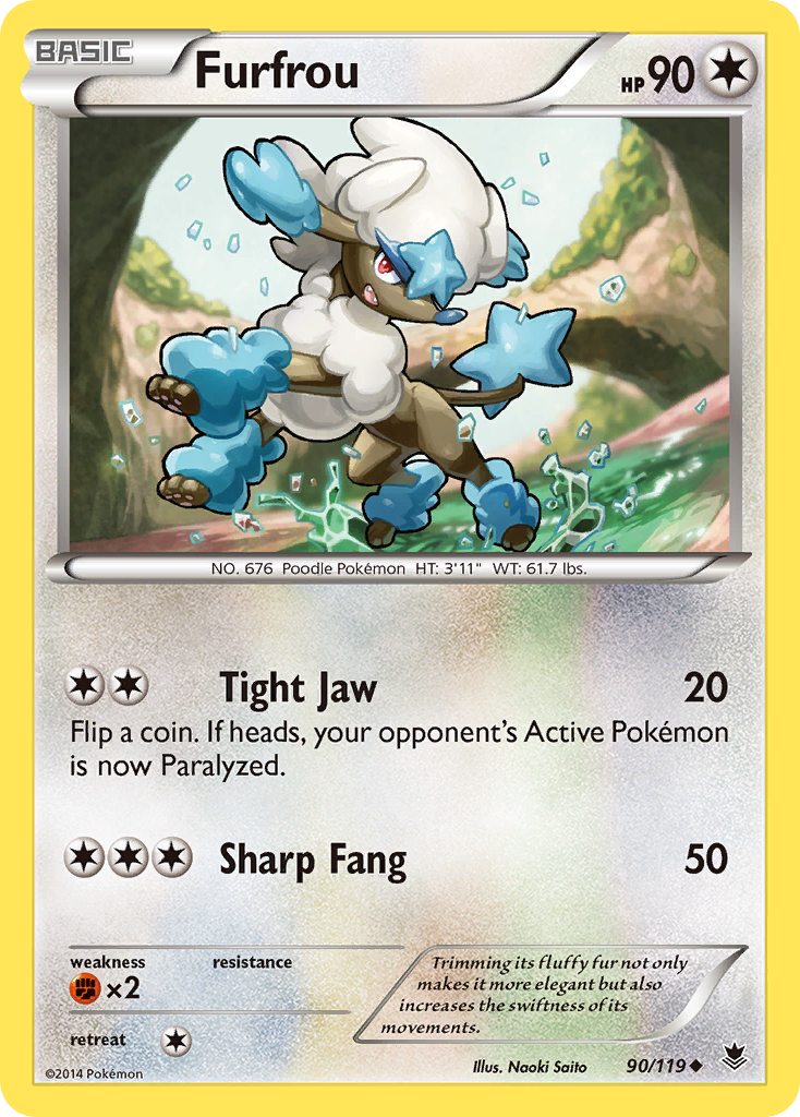 Furfrou (90/119) [XY: Phantom Forces] | Tabernacle Games