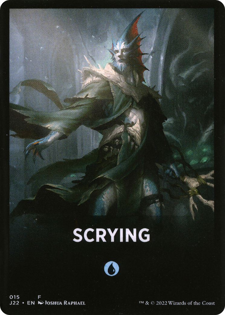 Scrying Theme Card [Jumpstart 2022 Front Cards] | Tabernacle Games