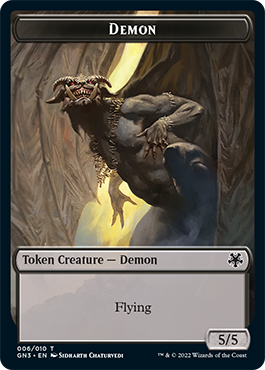 Bird Illusion // Demon Double-Sided Token [Game Night: Free-for-All Tokens] | Tabernacle Games