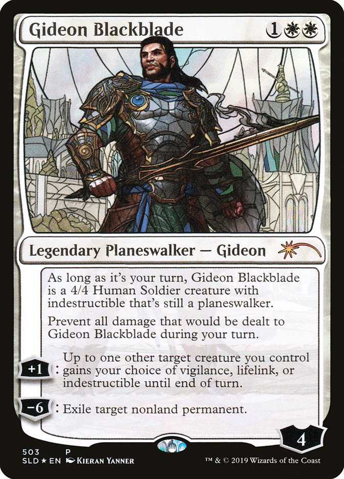 Gideon Blackblade (Stained Glass) [Secret Lair Drop Promos] | Tabernacle Games
