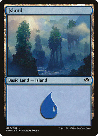 Island (77) [Duel Decks: Speed vs. Cunning] | Tabernacle Games