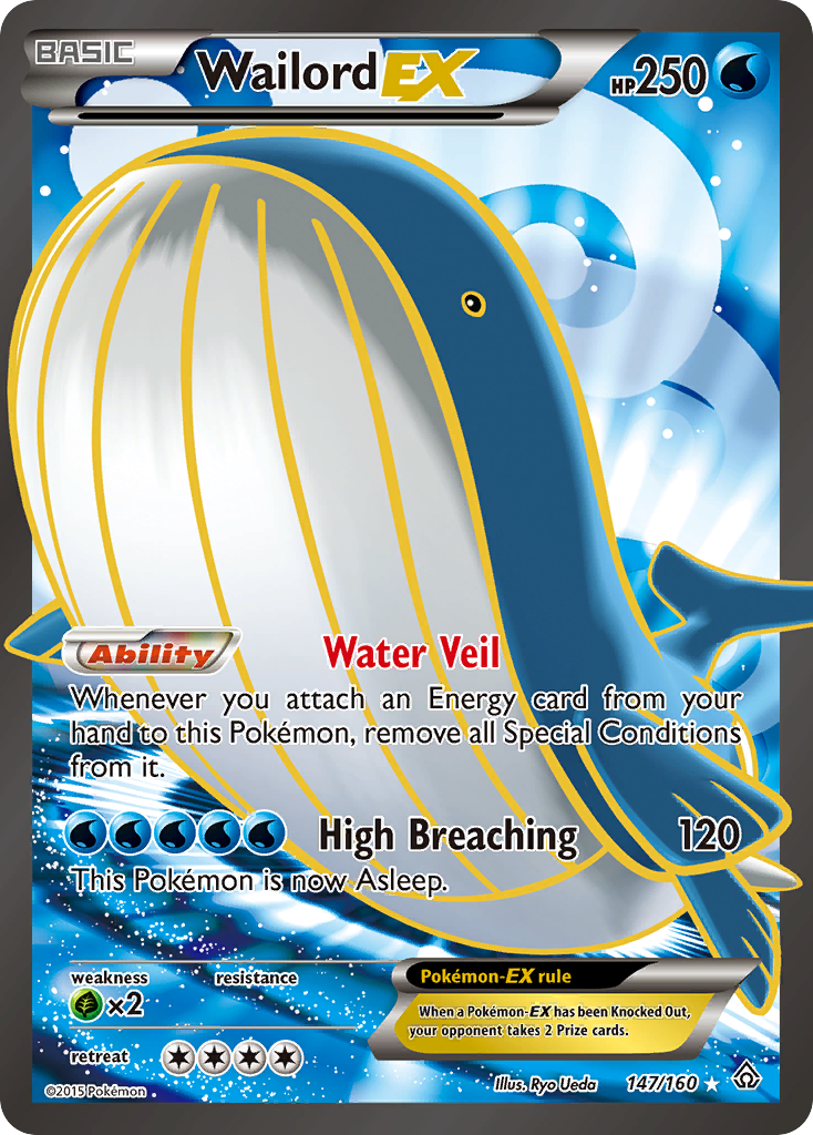 Wailord EX (147/160) [XY: Primal Clash] | Tabernacle Games