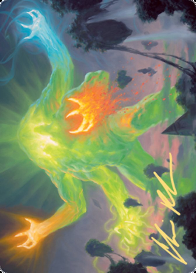 Omnath, Locus of Creation Art Card (Gold-Stamped Signature) [Zendikar Rising Art Series] | Tabernacle Games