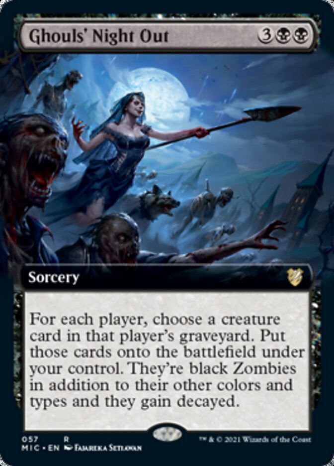 Ghouls' Night Out (Extended) [Innistrad: Midnight Hunt Commander] | Tabernacle Games