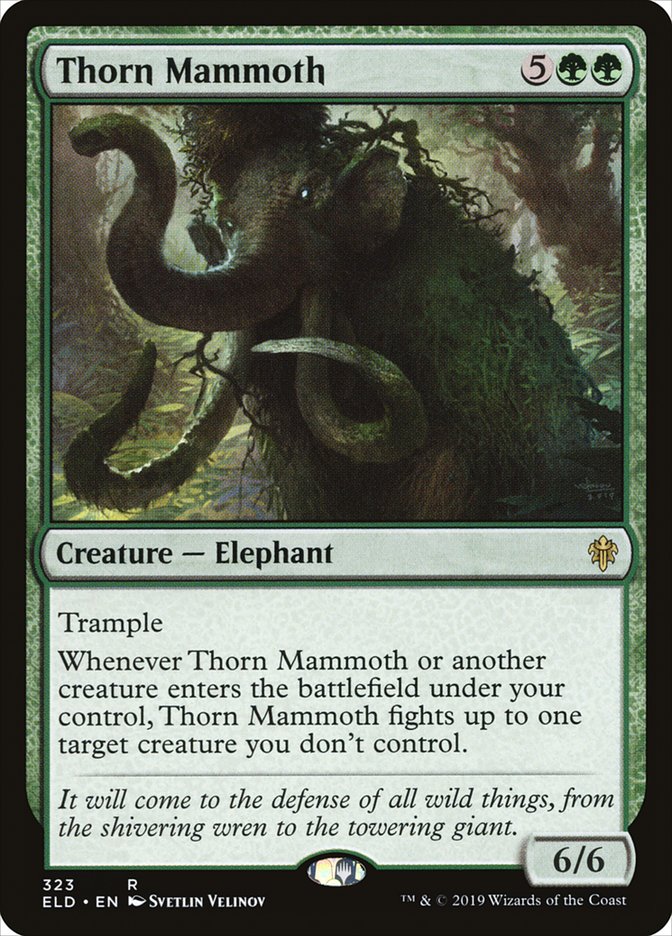 Thorn Mammoth [Throne of Eldraine] | Tabernacle Games