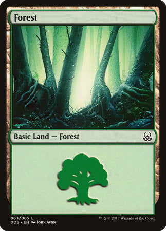 Forest (63) [Duel Decks: Mind vs. Might] | Tabernacle Games