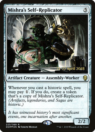 Mishra's Self-Replicator [Dominaria Promos] | Tabernacle Games