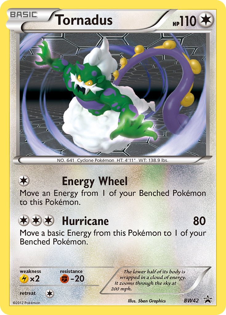 Tornadus (BW42) [Black & White: Black Star Promos] | Tabernacle Games
