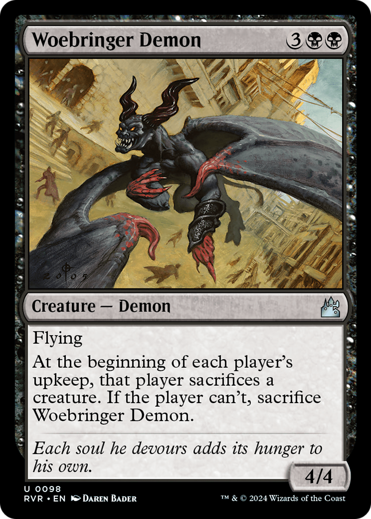 Woebringer Demon [Ravnica Remastered] | Tabernacle Games