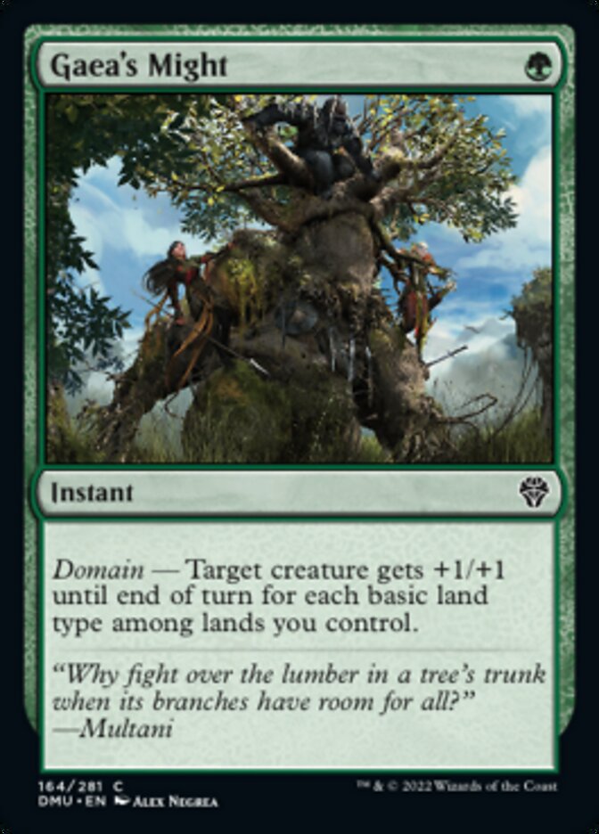 Gaea's Might [Dominaria United] | Tabernacle Games