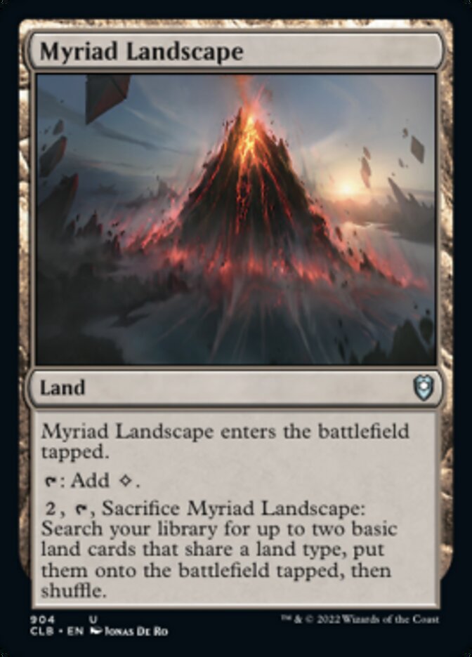 Myriad Landscape [Commander Legends: Battle for Baldur's Gate] | Tabernacle Games