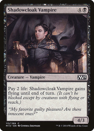 Shadowcloak Vampire [Magic 2015] | Tabernacle Games