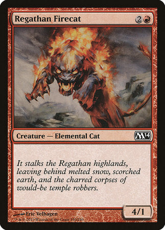 Regathan Firecat [Magic 2014] | Tabernacle Games