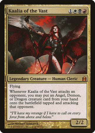 Kaalia of the Vast [Commander 2011] | Tabernacle Games