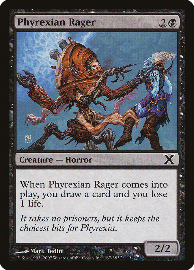 Phyrexian Rager [Tenth Edition] | Tabernacle Games