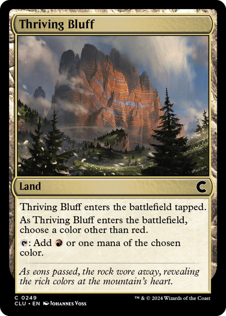 Thriving Bluff [Ravnica: Clue Edition] | Tabernacle Games