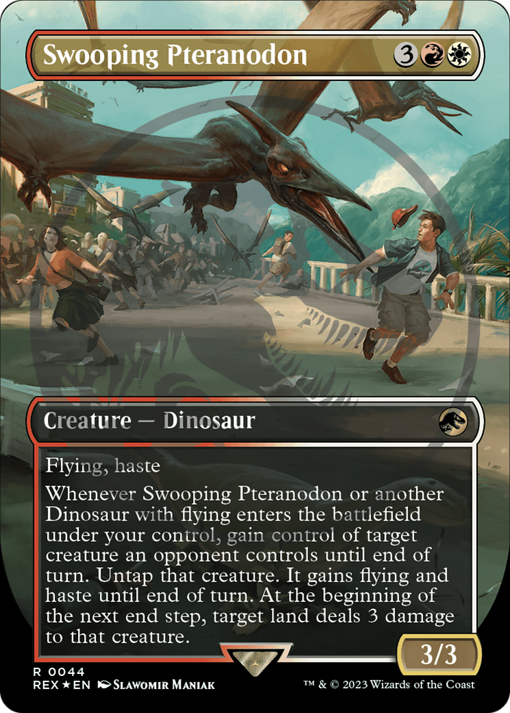 Swooping Pteranodon Emblem (Borderless) [Jurassic World Collection Tokens] | Tabernacle Games