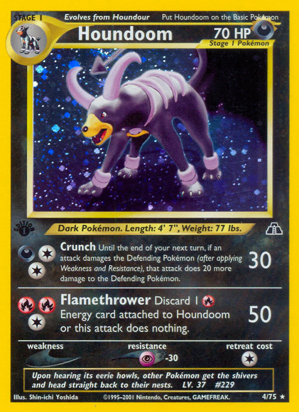 Houndoom (4/75) [Neo Discovery 1st Edition] | Tabernacle Games