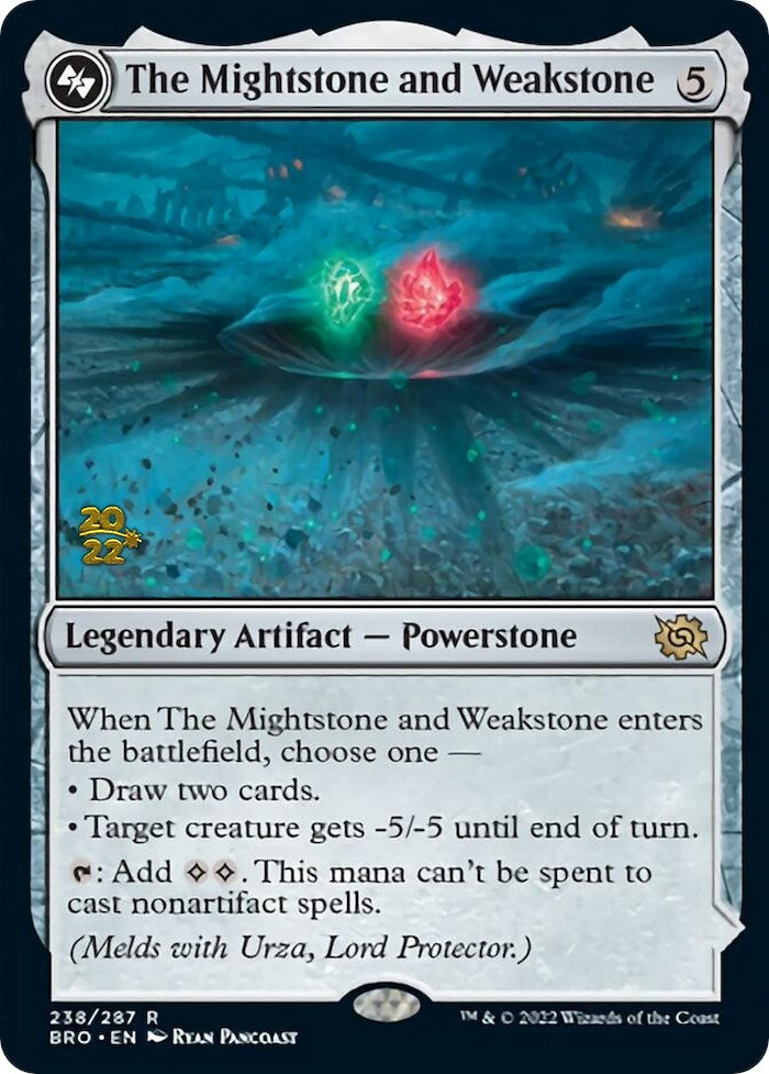 The Mightstone and Weakstone [The Brothers' War: Prerelease Promos] | Tabernacle Games