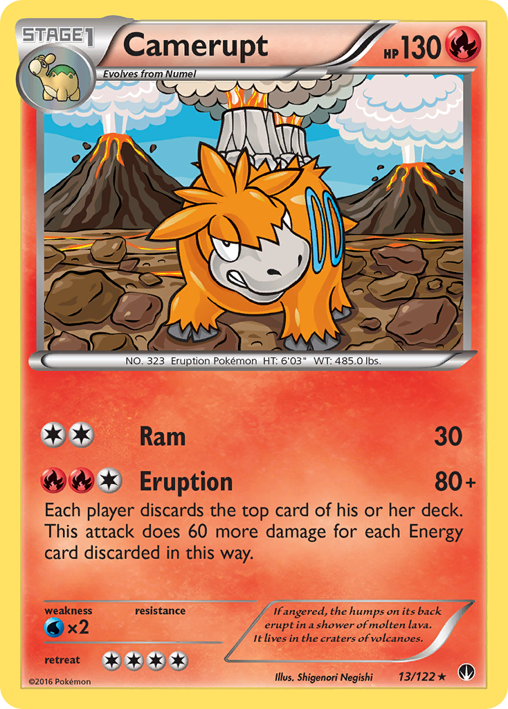 Camerupt (13/122) [XY: BREAKpoint] | Tabernacle Games