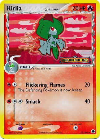 Kirlia (33/101) (Delta Species) (Stamped) [EX: Dragon Frontiers] | Tabernacle Games