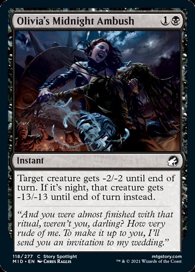 Olivia's Midnight Ambush [Innistrad: Midnight Hunt] | Tabernacle Games