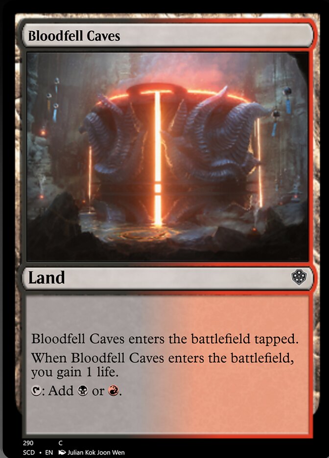 Bloodfell Caves [Starter Commander Decks] | Tabernacle Games