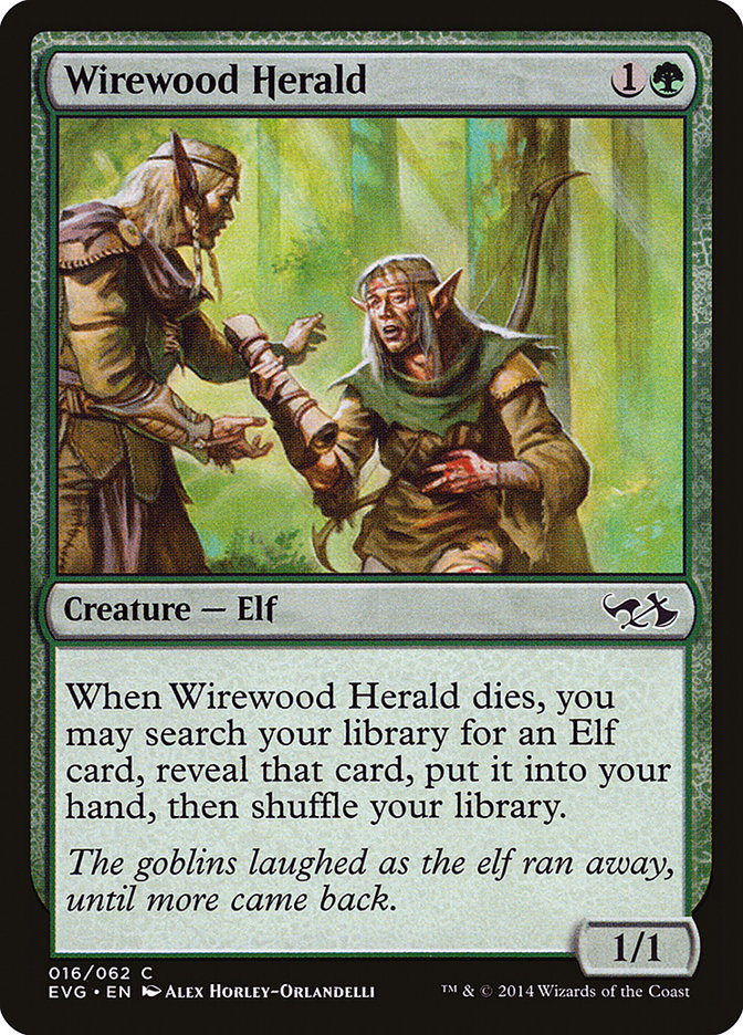 Wirewood Herald (Elves vs. Goblins) [Duel Decks Anthology] | Tabernacle Games