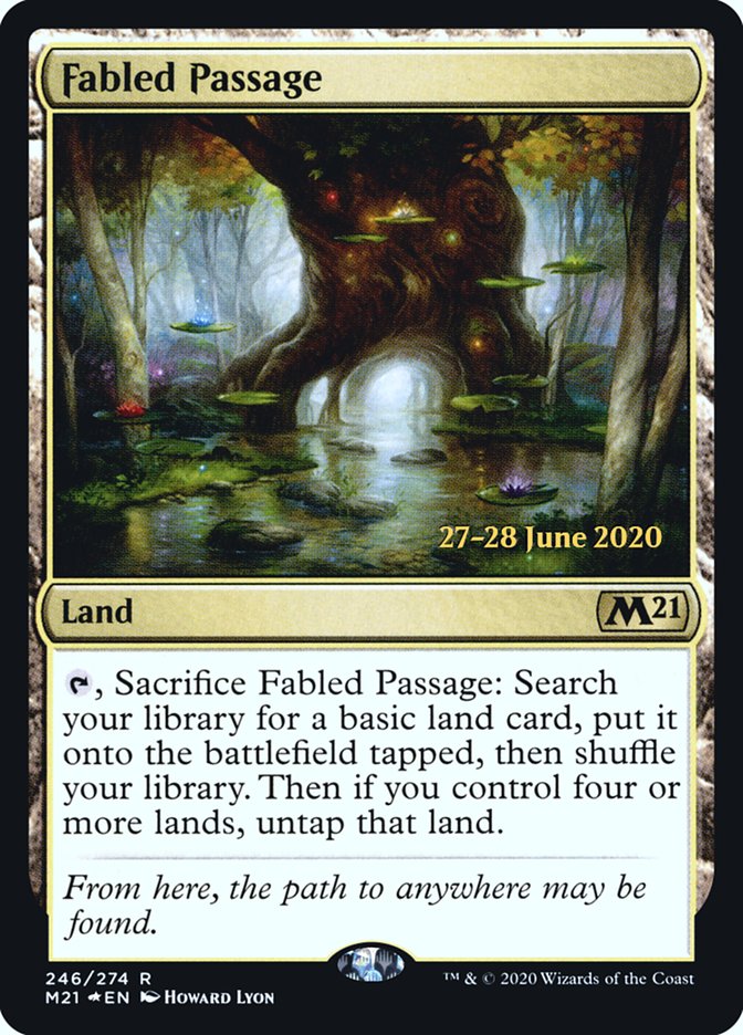 Fabled Passage  [Core Set 2021 Prerelease Promos] | Tabernacle Games