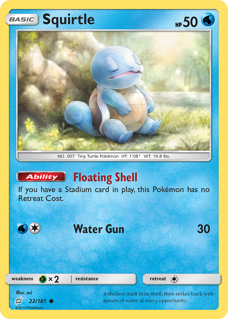 Squirtle (22/181) [Sun & Moon: Team Up] | Tabernacle Games