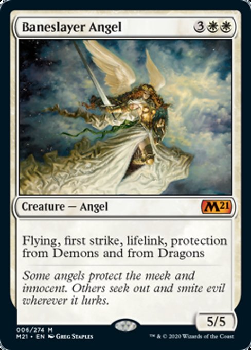 Baneslayer Angel [Core Set 2021] | Tabernacle Games