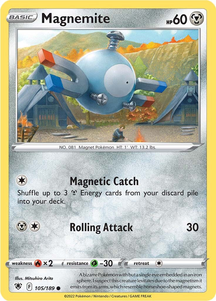 Magnemite (105/189) [Sword & Shield: Astral Radiance] | Tabernacle Games