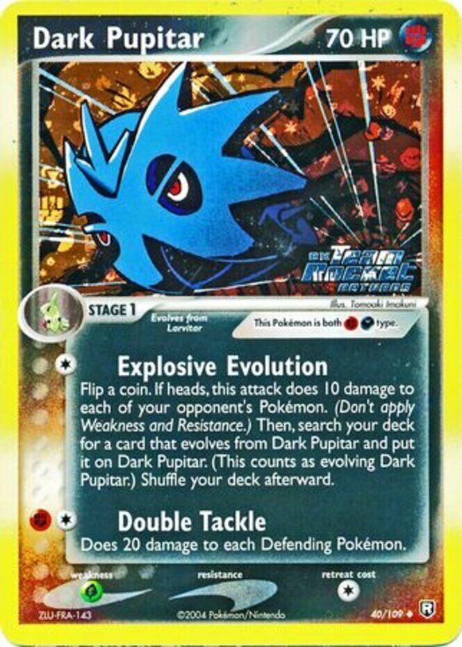 Dark Pupitar (40/109) (Stamped) [EX: Team Rocket Returns] | Tabernacle Games