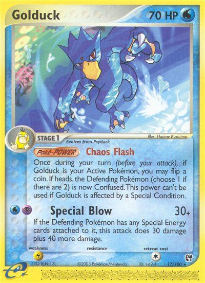 Golduck (17/100) [EX: Sandstorm] | Tabernacle Games