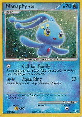 Manaphy (4/12) [Diamond & Pearl: Trainer Kit - Manaphy] | Tabernacle Games