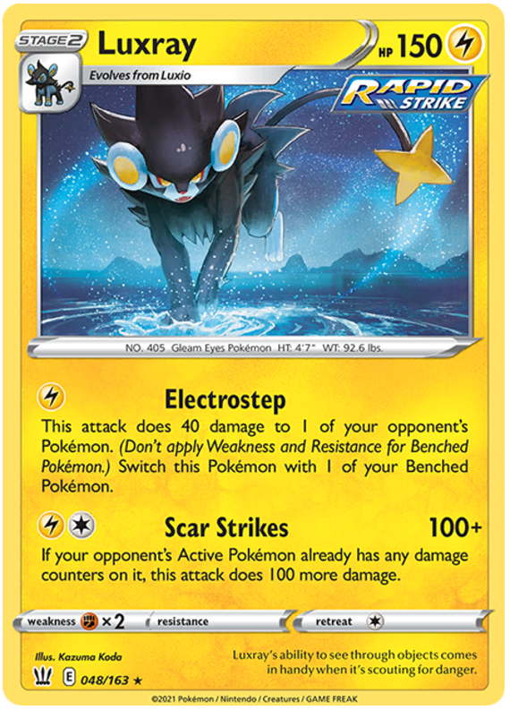 Luxray (048/163) [Sword & Shield: Battle Styles] | Tabernacle Games