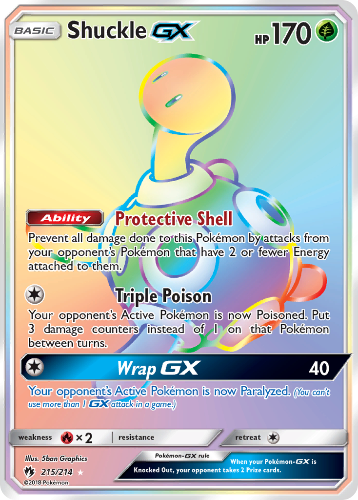 Shuckle GX (215/214) [Sun & Moon: Lost Thunder] | Tabernacle Games