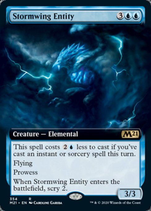 Stormwing Entity (Extended Art) [Core Set 2021] | Tabernacle Games