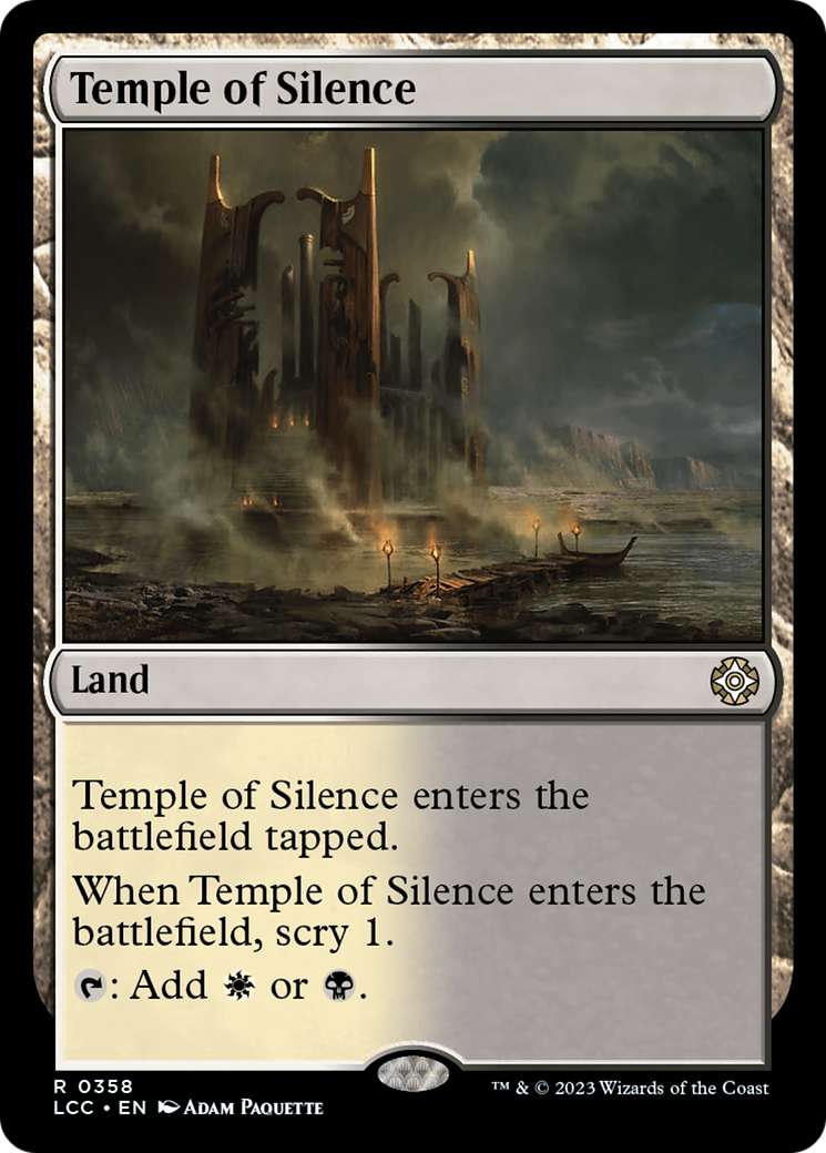 Temple of Silence [The Lost Caverns of Ixalan Commander] | Tabernacle Games
