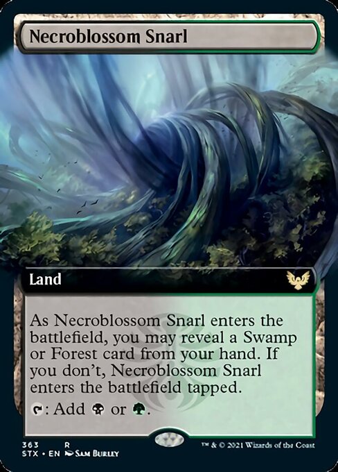 Necroblossom Snarl (Extended) [Strixhaven: School of Mages] | Tabernacle Games