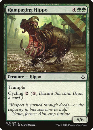 Rampaging Hippo [Hour of Devastation] | Tabernacle Games