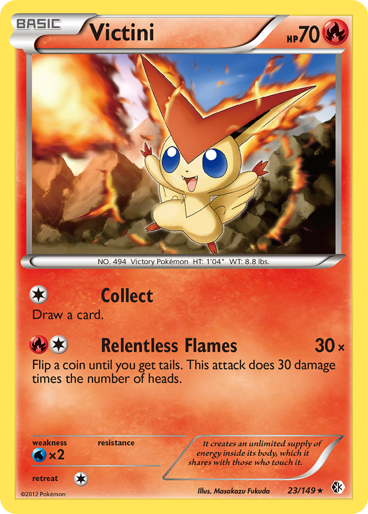 Victini (23/149) [Black & White: Boundaries Crossed] | Tabernacle Games