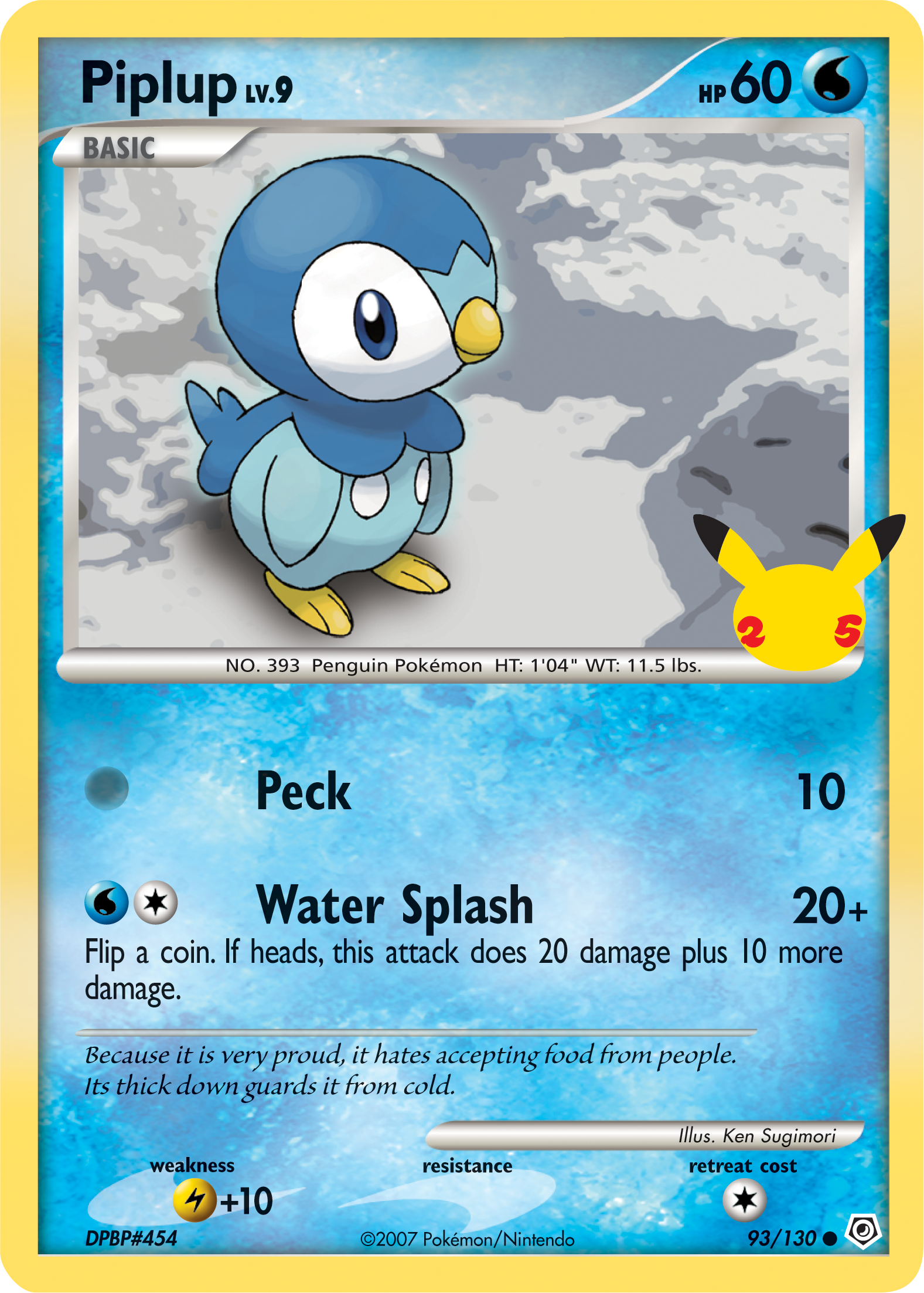 Piplup (93/130) [First Partner Pack] | Tabernacle Games