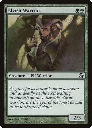 Elvish Warrior [Duels of the Planeswalkers] | Tabernacle Games