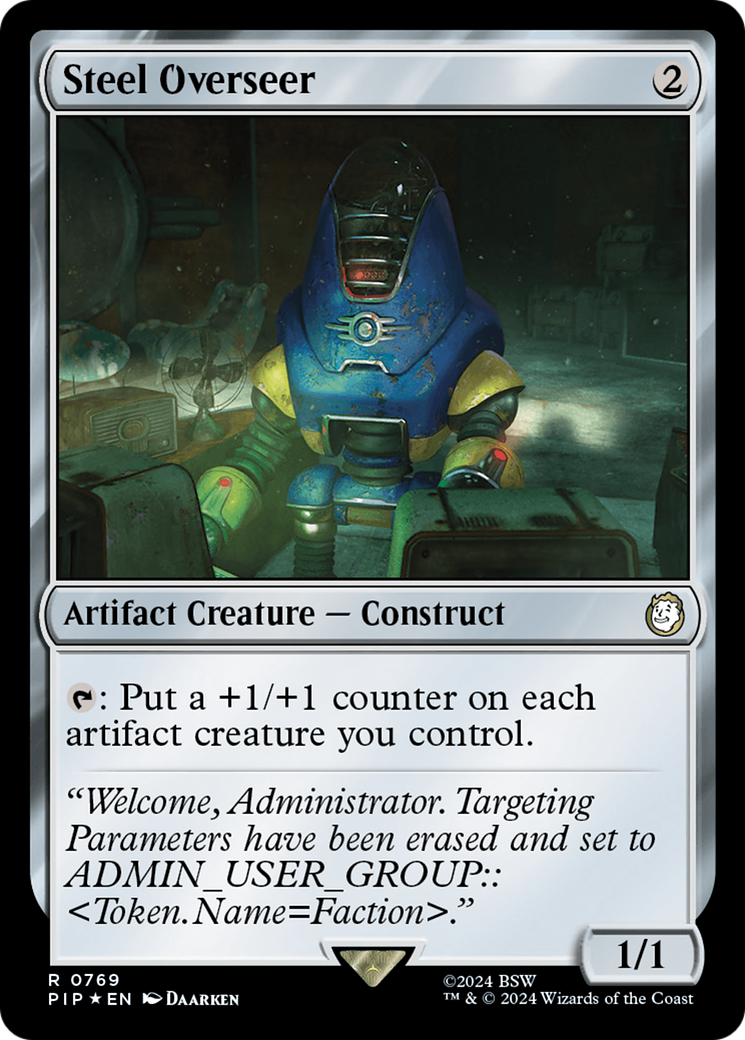 Steel Overseer (Surge Foil) [Fallout] | Tabernacle Games
