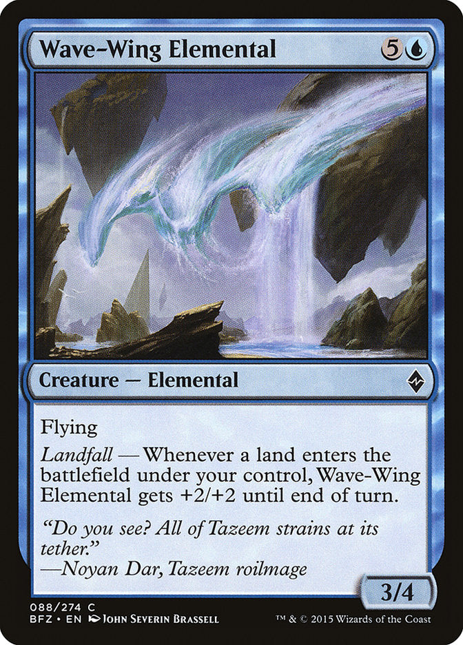 Wave-Wing Elemental [Battle for Zendikar] | Tabernacle Games