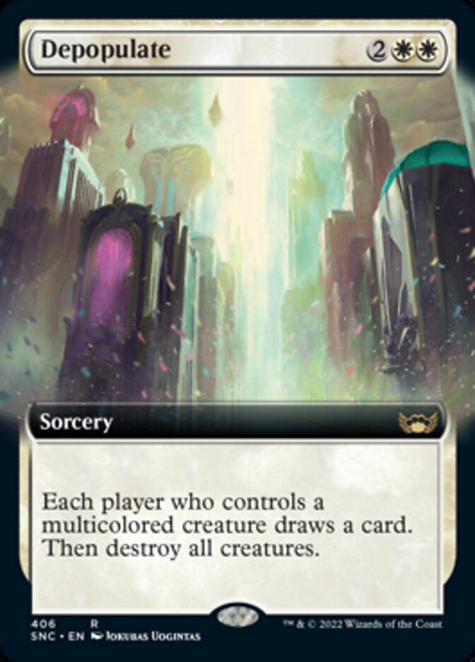 Depopulate (Extended Art) [Streets of New Capenna] | Tabernacle Games