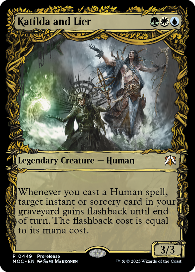 Katilda and Lier (Showcase Planar Booster Fun) [March of the Machine Commander Prerelease Promos] | Tabernacle Games