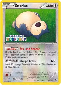 Snorlax (80/106) (Build-a-Bear Workshop Exclusive) [XY: Flashfire] | Tabernacle Games